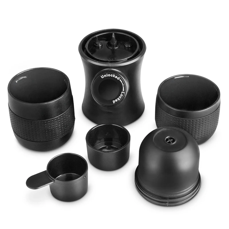  Portable Capsule Mini Manual Coffee Grinders Espresso Coffee Machine Hand Pressure Coffee Mill Coff - 4000311055092