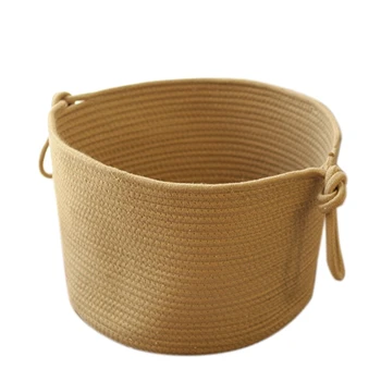 

Folding Cotton Basket Hamper Storage Basket Clothing Debris Storage Basket Toy Laundry Basket