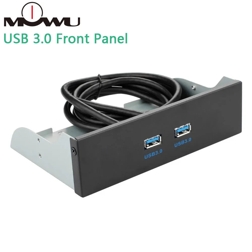 MOWU 2 порта USB 3 0 5 25 дюймов пользовательский компьютер чехол CD ROM Drive Bay Передняя