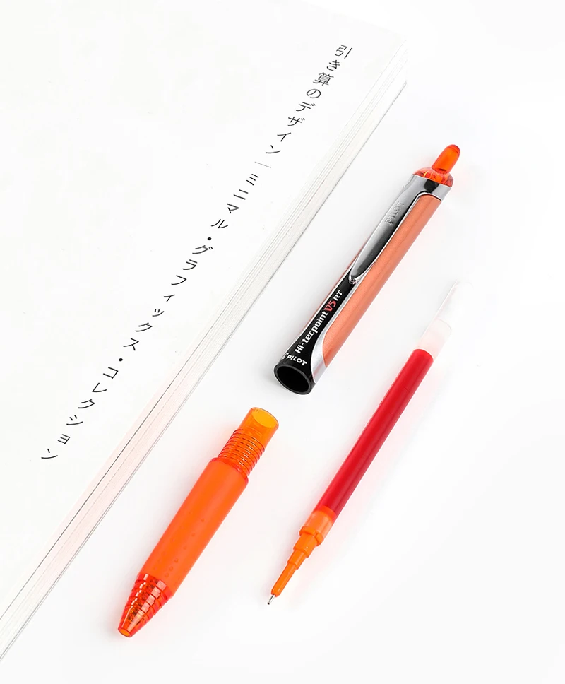 1 шт Япония Pilot BXRT-V5 RT Hi-Tecpoint Ручка-роллер 0,5 мм 4 вида цветов Канцтовары письменные принадлежности Офисная& jack школьной