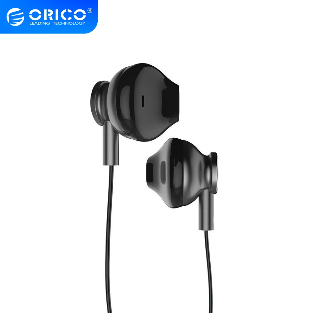 Металлические Hi Fi наушники ORICO цветные вкладыши с басами игровые для телефона