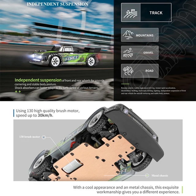 WLtoys 1:28 284131 K989 30KM/H 2.4G Racing Mini RC Car 4WD Electric High Speed Remote Control Drift Toys for Children Gifts 3