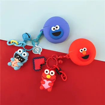 

Cute Cartoon Keyring Case for Huawei Freebuds 3 Case Fashion Silicone Headphone Protective Cover for Huawei Free Buds 3