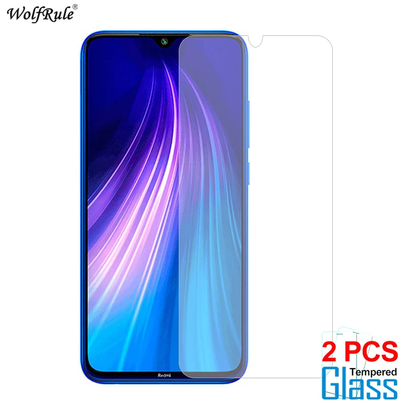 2 шт. стекло для Xiaomi Redmi Note 8 Pro защита экрана закаленное 8T стеклянная Защитная