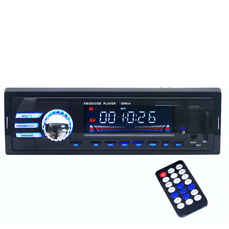 Автомобильный Bluetooth In Dash стерео аудио USB SD цифровой FM Aux Встроенный микрофон вход