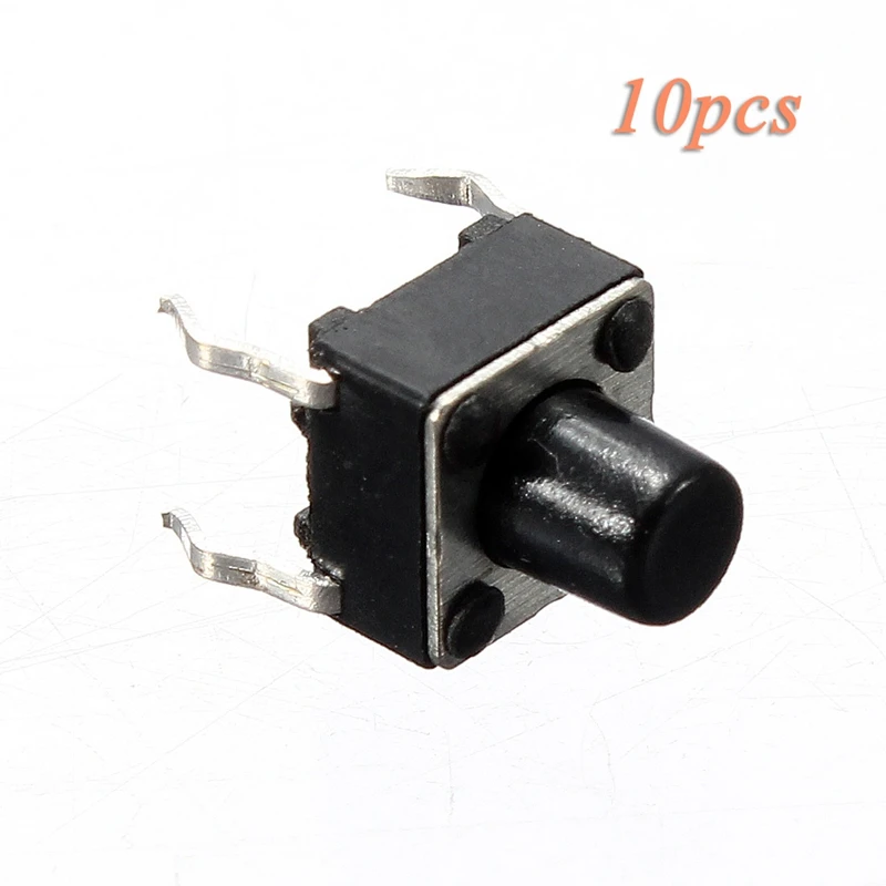 

10pcs Quality Mini PCB Momentary Tactile Push Button Switch SPST