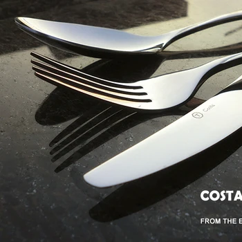 

Stainless Steel Silver Travel Camping Cutlery Set Portable Metal Simple Creativity Design Geschirr Set Wedding Decoration EC50CJ