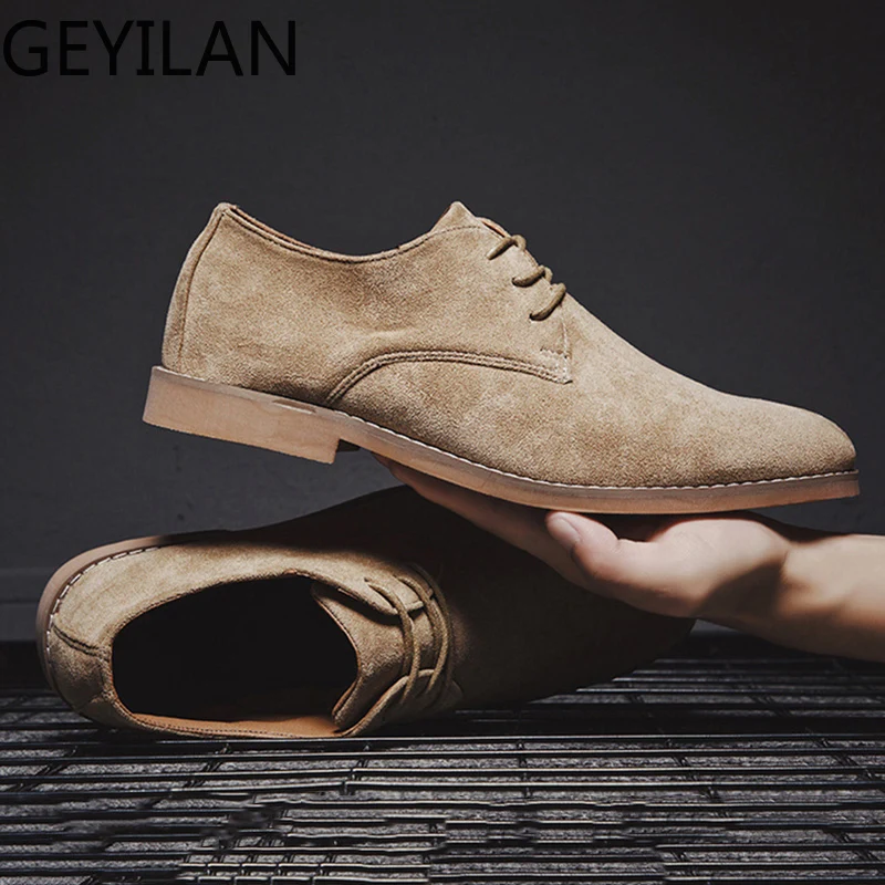 

Fashion England Trend Casual Shoes Men Flock Oxford Wedding Leather Dress Men Flats Waterproof Men Shoes Plus Siz
