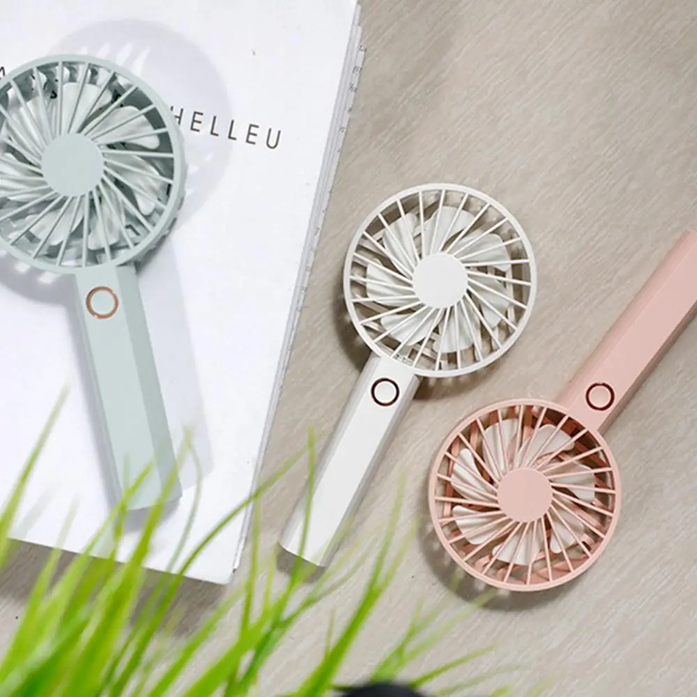 

Mini Handheld Fan USB Rechargeable Foldable Handheld Desk Fan 3 Speed Adjustable Cooling Fan Outdoor Household Travel Air Cooler