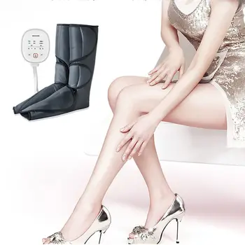 

Air Compression Leg Massager with Handheld Controller Foot and Calf Circulation
