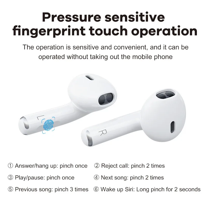 Air Pro TWS Bluetooth Earphones Wireless Sport Headphones Mini HiFi Bass Stereo Earbuds Microphone Gaming Headset PK i12 i90000