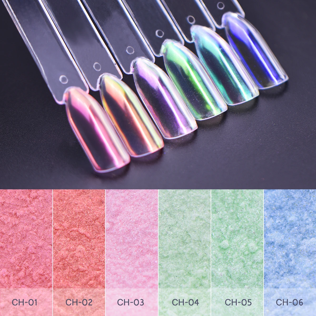  BeautyBigBang 0.2g Nail Art Glitter Rainbow Dipping Powder Gradient Shimmer Glitters Pigment Manicu