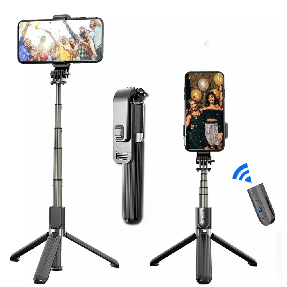 Universal Portable Tripod ​Selfie Stick for Mobile Phone Photo Taking Live Broadcast Bluetooth Remote Control Tripod Stand Pole