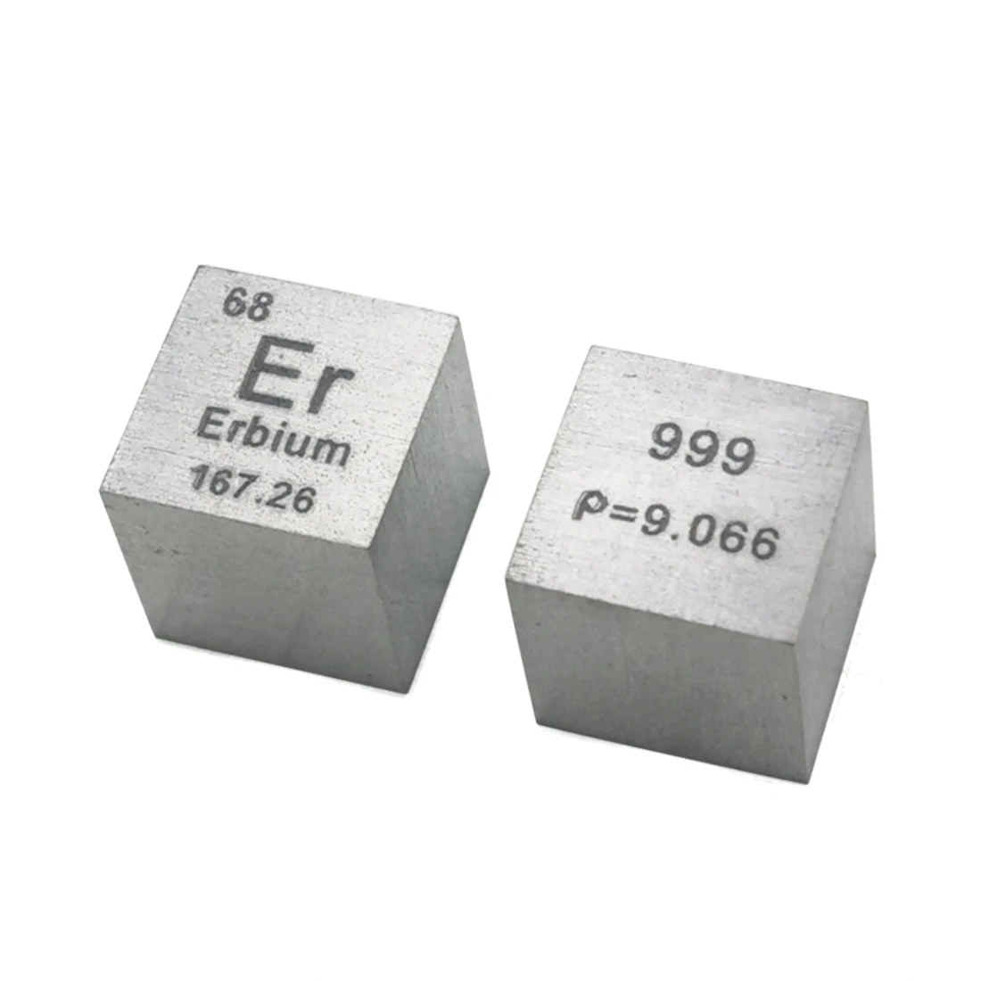 

10 x 10 x 10mm (Er≥99.9%) Wiredrawing Metal Erbium Cube Rare Earth Elements Cube Periodic Table Of Elements Cube