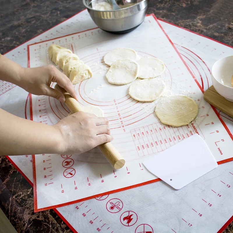 Силиконовый коврик для выпечки Посуда Для Выпечки Пиццы аппарат для изготовления теста, Приготовление выпечки инструменты для замеса теста аксессуары Лот Кухня гаджеты