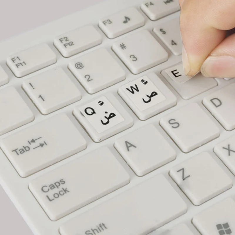 Arabic Keyboard Stickers Keyboard Replacement Sticker with Lettering for Computer Notebook Laptop Desktop Keyboards keyboard stickers