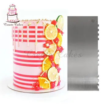 

Fashion Single-Sided Scraper Smoother Fondant Tools Cake Decorations Supplies Cake Smoother Tool Baking Tool