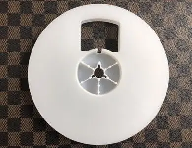 Смесь белого цвета пластиковая катушка для smd led/резистор/конденсатор с алюминиевой крышкой/световая полоса 7 дюймов* 8/12 мм - Цвет: 7x12