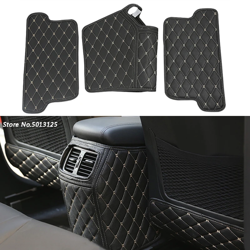 

Car Rear Seat Anti-Kick Pad Rear Seats Cover Back Armrest Protection Mat For Hyundai Tucson 2015 2016 2017 2018 Car Accessories