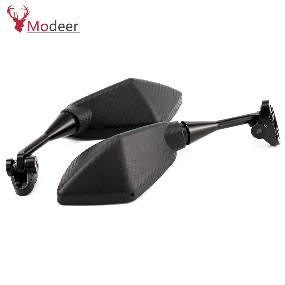 For Honda CBR900 CBR919 CBR929 CBR954 CBR600RR NINJA400 250 Motorcycle Carbon Fiber Mirrors Racing Sport Bike Rear View Mirror (9)