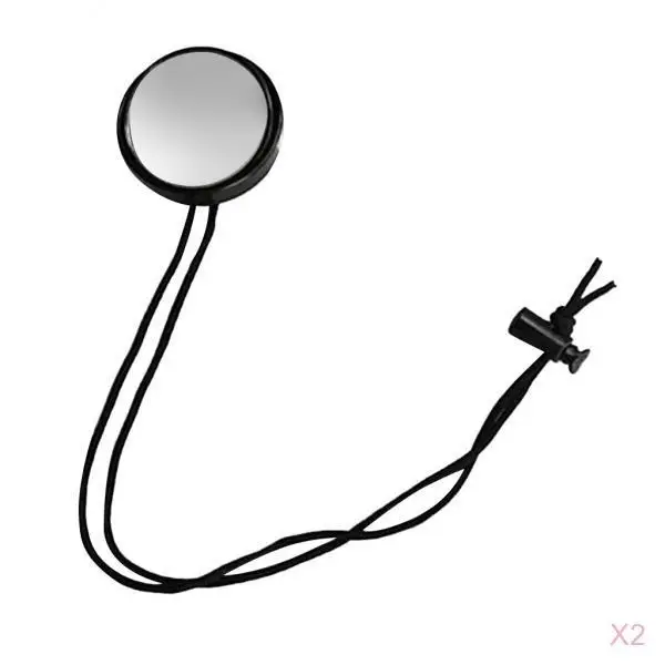 2Pcs Diving Rearview Mirror Anti-Impact Safe Equipment Underwater Safety Gear