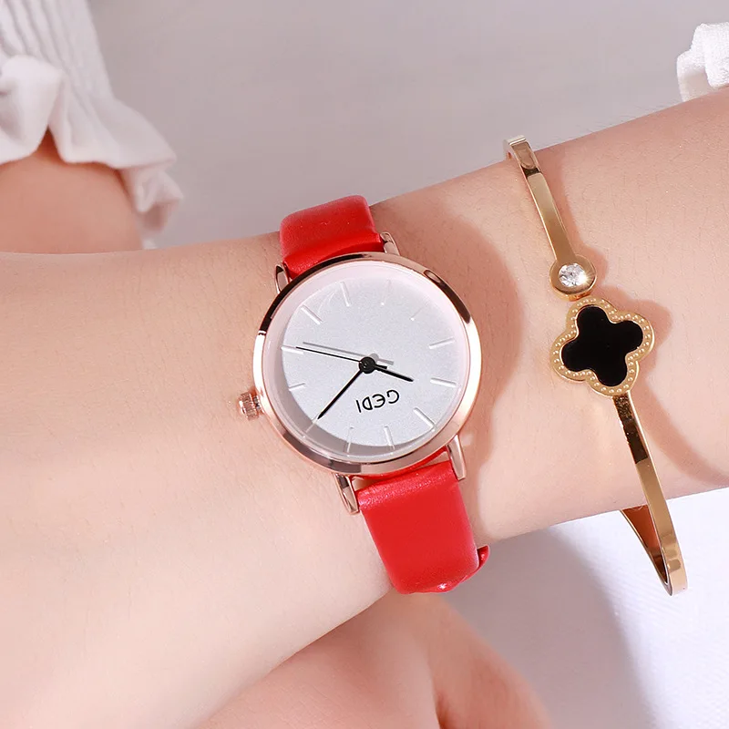 

Versatile Hipster Student Watch Literature And Art-Style Simple Compact And Stylish Korean-style Watch Waterproof Soft Girl Quar