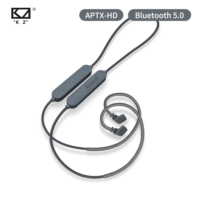 KZ беспроводной Bluetooth кабель 5,0 APTX HD обновление провод модуля с 2PIN для KZ ZS10 Pro/ZST/AS06/AS10/AS16/ZSN PRO ZSX C10