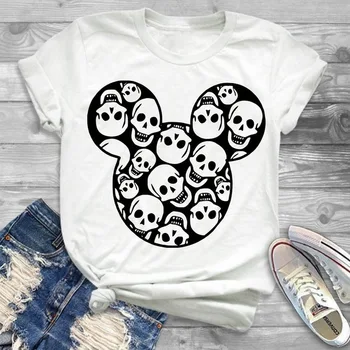 

Harajuku female T-shirt short sleeve Mickey T-shirt ladies top Camiseta Mujer vintage T-shirt clothes for women