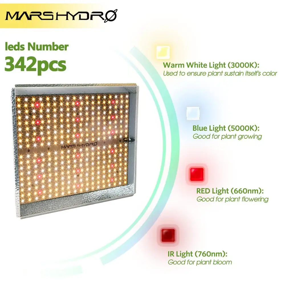 Online Panel de luces de cultivo y tienda de cultivo con sistema hidropónico de plantas interiores TS 1000W de luz led de cultivo