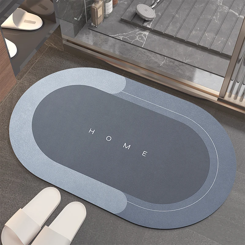 Super Absorbent Floor Mat Quick Drying Bathroom Non-slip Door Carpet Easy To Clean Home Oil-proof Kitchen Dropship | Дом и сад