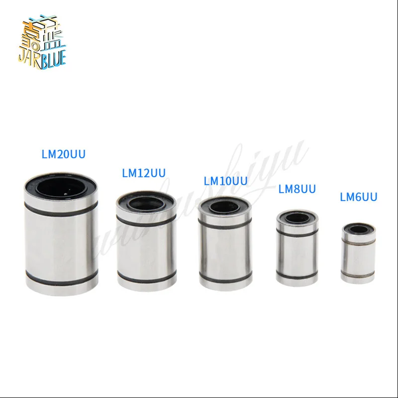 Details about   LM6UU LM8UU LM10UU LM12UU LM20UU Linear Bearing 6mm/8mm/10mm/12mm/20mm Shaft 
