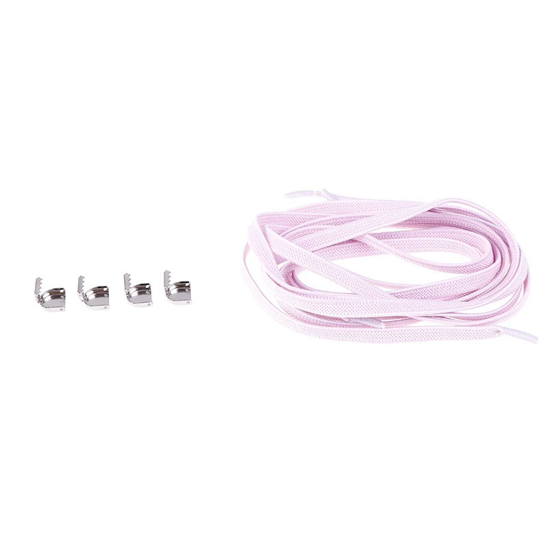 1Set Fashion Lazy No Tie Shoelaces Quick And Easy Sneakers Elastic Shoelace Shoes One-handed Shoe Laces for Women Men