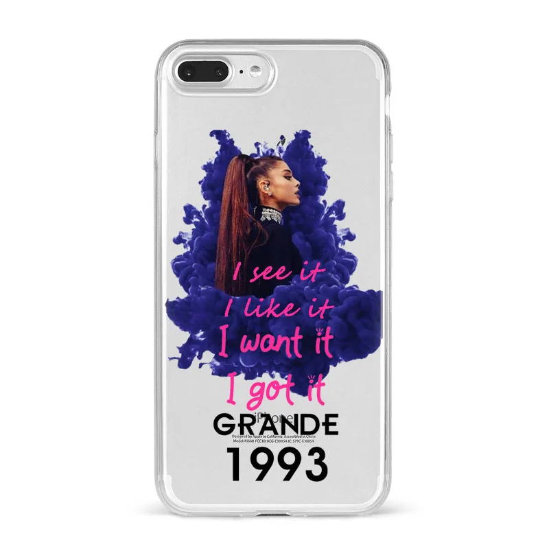 Ariana Grande God is a woman Thank You Next Sweetener phone case For iPhone X XR XS Max 8 7 6s 6 Plus 5s SE Suave Silicone Coque