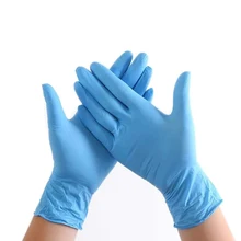 100 unids/lote desechables guantes de látex limpieza Universal guantes de trabajo de seguridad alimentaria salud guantes de limpieza