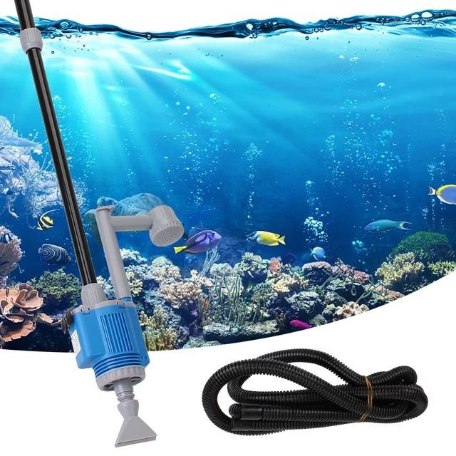 Filtre siphon électrique pour aquarium, prise US, aspirateur