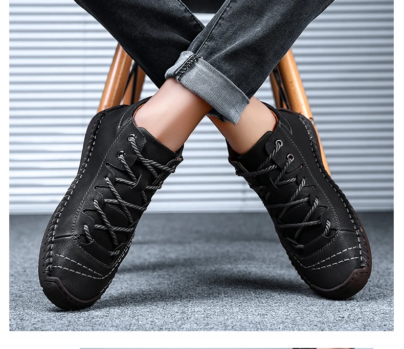Мужская зимняя обувь, сохраняющая тепло, мужские ботинки, мех, высокое качество, спилок, кожа, зимние ботинки, на шнуровке, удобные, размера плюс 48