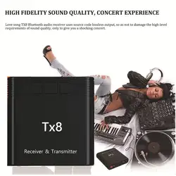 TX8 ТВ Портативный адаптер дальний музыкальный передатчик приемник для дома BT 5,0 для компьютера аудио передатчик