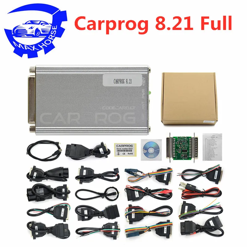 CARPROG Full V10.05/v10.93 программатор со всеми программными продуктами(радио, одометры, панели приборов, иммобилайзеры) Carprog ECU Chip Tunning - Цвет: carprog 8.21