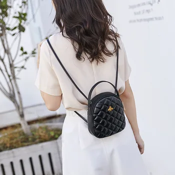 

Korean Women Backpack PU Small Bag Backpack Shoulder Bag Purse Messenger Bag Tote Bag Money Bag Crossbody Bag Beach Bag