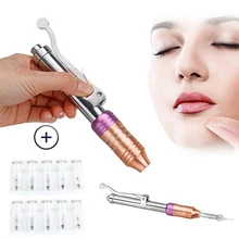 Корея высокое давление без иглы Гиалуроновая кислота лифтинг сыворотка для губ гиалуроновая ручка инъекции Мезотерапия пистолет для против морщин