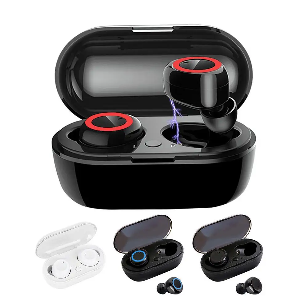 Blue Tooth Wireless Ear Pods True Earbuds Bluetooth Headphones 5.0 TWS Stereo Earphones In-Ear Touch Cont | Электроника