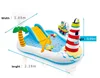 Summer Children's Water Slide Inflatables For Kids Backyard Water Park Children's Slide Fun Lawn Water Slides Pools For Outdoor 4