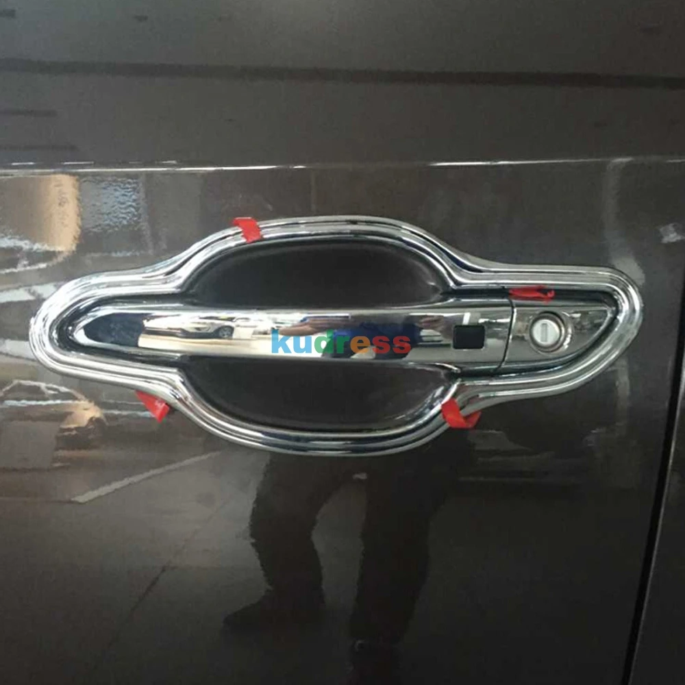 Для hyundai Tucson внешние аксессуары хромированные дверные ручки чаши Крышка Trim декоративный ободок для укладки волос