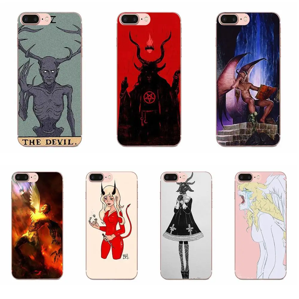 For Xiaomi Redmi Mi 4 7A 9T K20 CC9 CC9e Note 7 9 Y3 SE Pro Prime Go Play Soft Silicone TPU Transparent Coque Case Devil Satan | Мобильные
