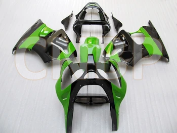

636 ZX-6r 2000 - 2002 Fairing Kits ZX6r 636 2002 Green Black Motorcycle Fairing Ninja ZX-6r 02 Abs Fairing