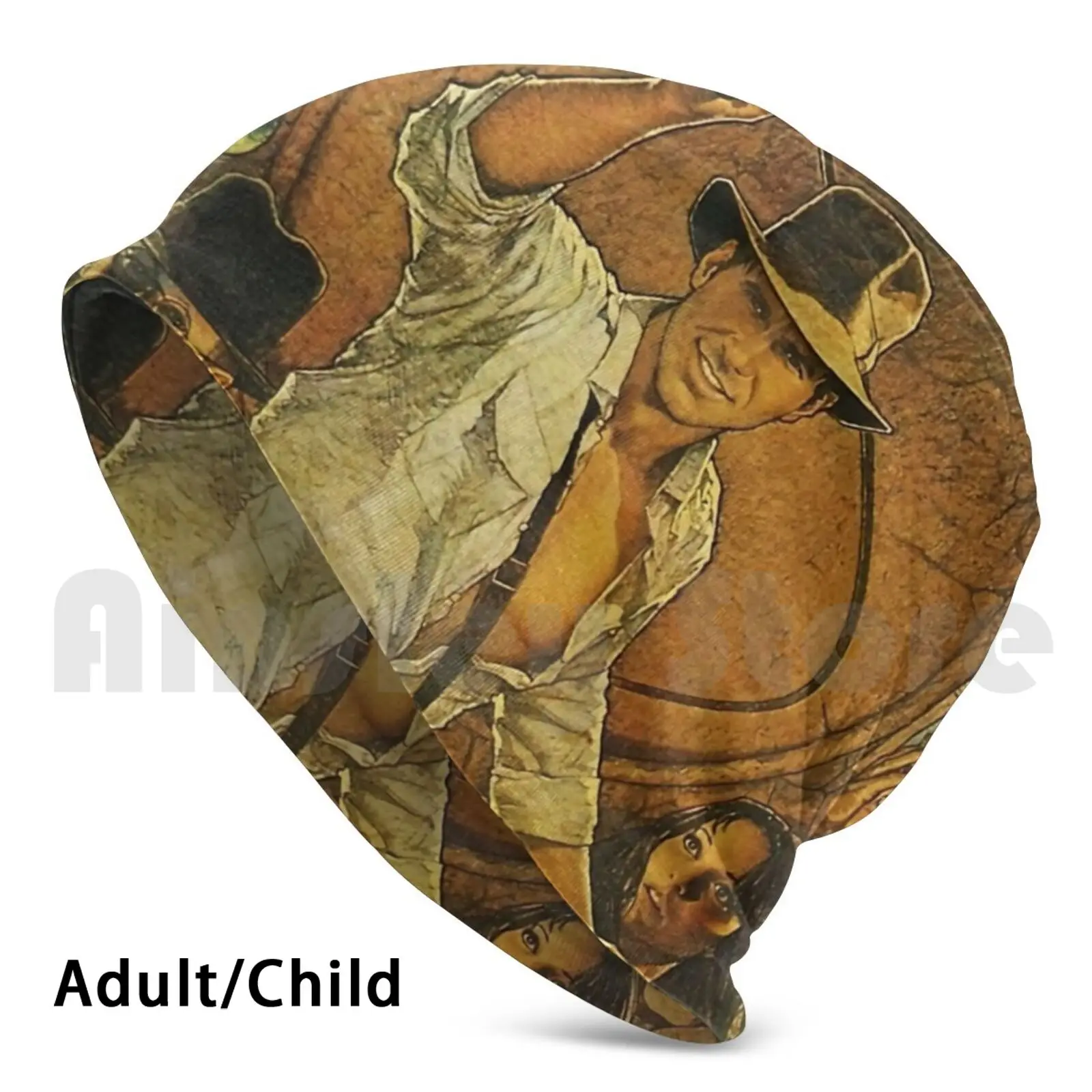 The 80S Poster Berretti Cappello Lavorato A Maglia Hip Hop Indiana Jones Indy Adventure Raiders Lost Ark 80S Treasure Hunter