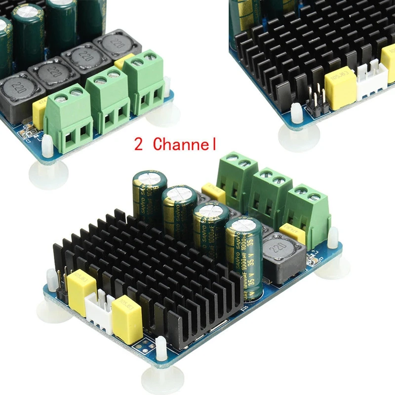 AAAE Top-TDA7498 2 канала 2X100 Вт Цифровой стерео усилитель мощности плата модуль DC 8-32 В