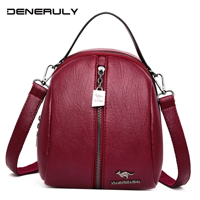 

Multifunction Crossbody Bags For Women 2019 Luxury Handbags Women leather Bags Designer High Quality Shoulder Bag Women Handbags