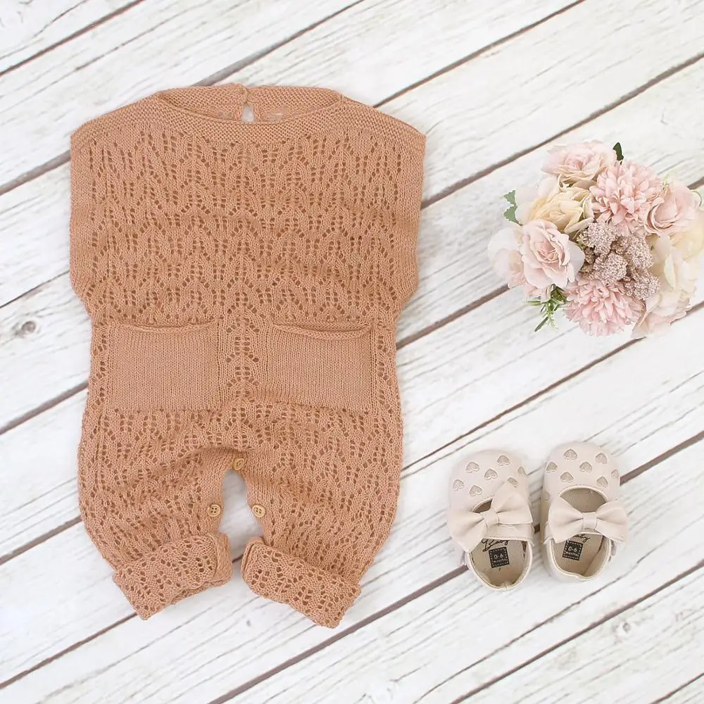 Baby Rompers Summer Sleeveless Newborn Infant Girl Clothes 0-18 Months Toddler Kids Jumpsuits Pajamas One Piece Children Outfits