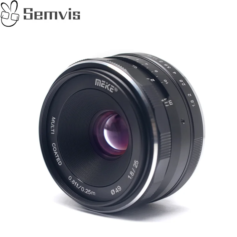 

Meike Camera Lens 25mm F1.8 Wide Angle Manual Lens for Canon / for Nikon / for Sony / for Fuji / M4/3 Mount Camera Lens